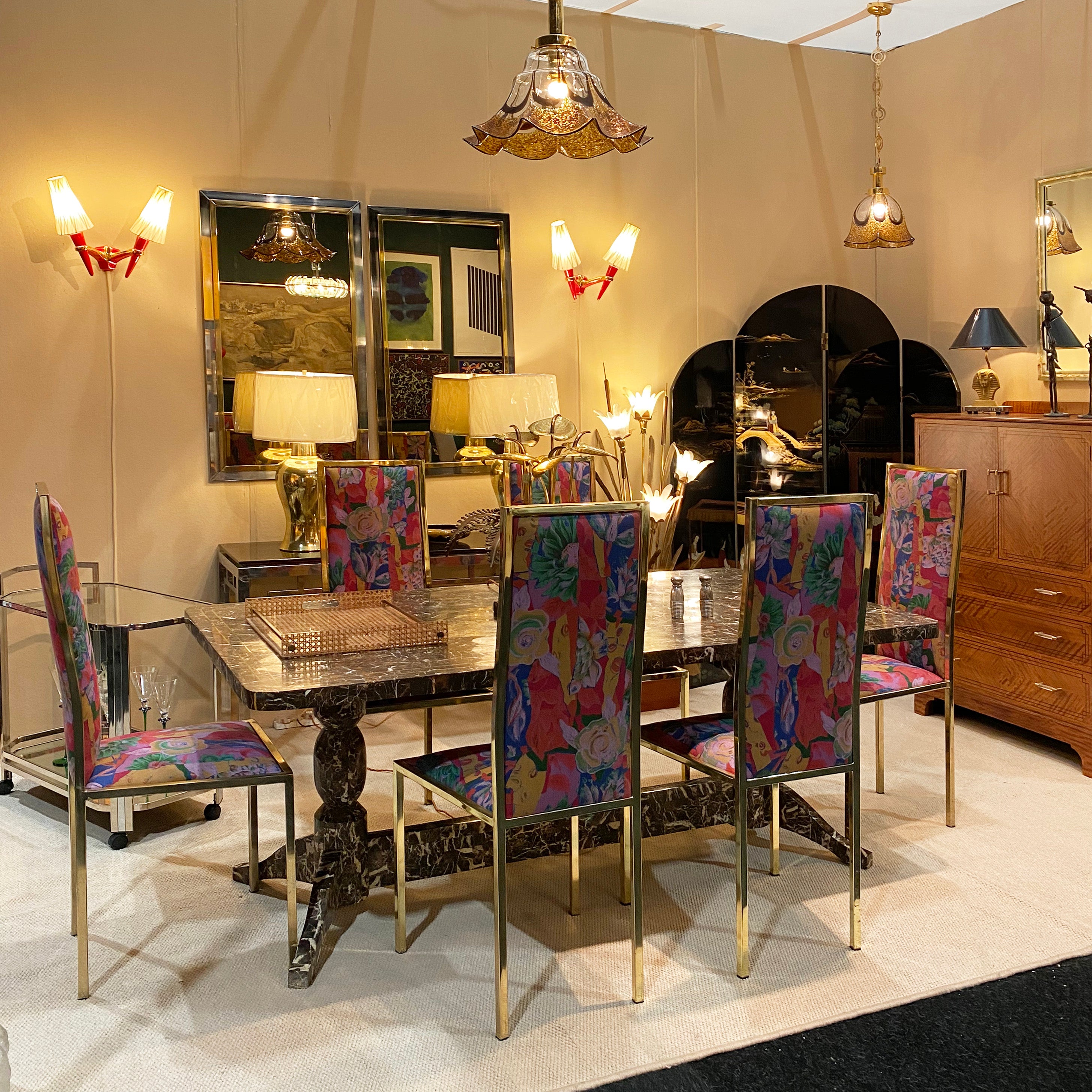 Maitland_Smith_Marble_Tessellated_Dining_Table_1980s_USA_Post_Modern_Vintage