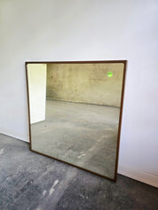 Makio_Hasuike_Space_Age_Wall_Mirror_for_Gorenje_Metalplast_in_Brown_Molded_Plastic,_Yugoslavia,_1970s