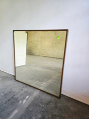 Makio_Hasuike_Space_Age_Wall_Mirror_for_Gorenje_Metalplast_in_Brown_Molded_Plastic,_Yugoslavia,_1970s