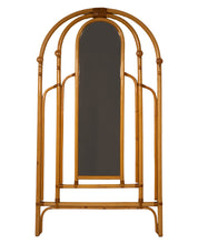 Malacca_Rattan_Mirror_&_Coat_Hanger,_1960s