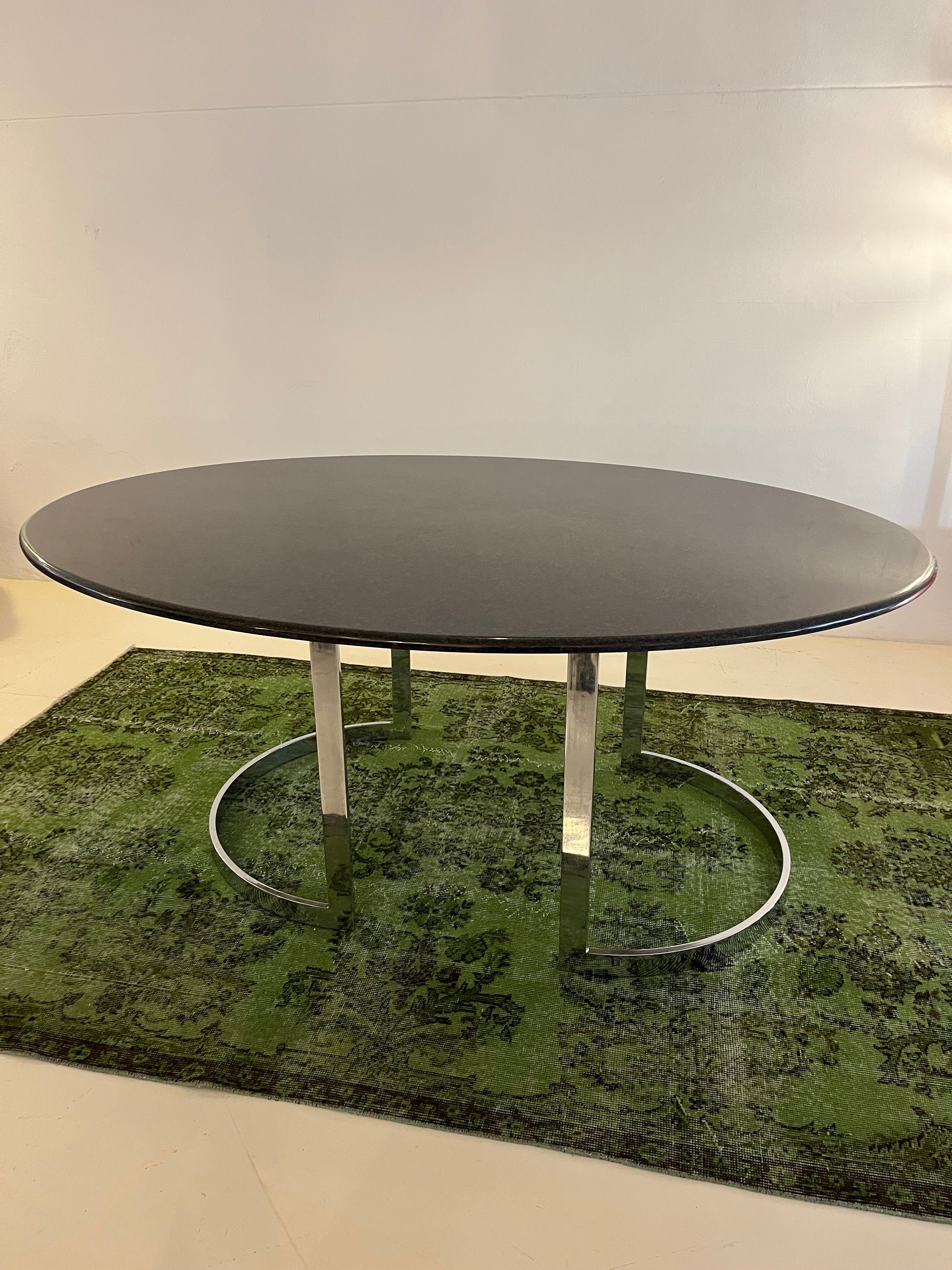 Marble_and_Chromed_Metal_Table_by_Vittorio_Introini