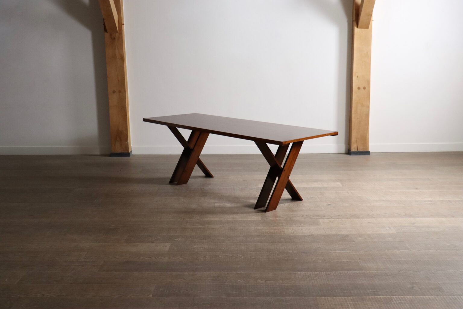Marco_Zanuso_TL58_Walnut_Dining_Table_for_Poggi,_Italy_1960s