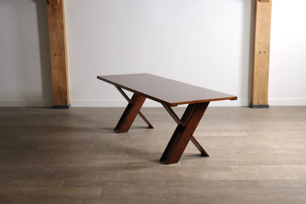 Marco_Zanuso_TL58_Walnut_Dining_Table_for_Poggi,_Italy_1960s