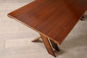 Marco_Zanuso_TL58_Walnut_Dining_Table_for_Poggi,_Italy_1960s