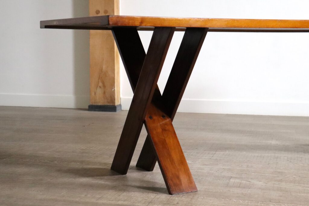 Marco_Zanuso_TL58_Walnut_Dining_Table_for_Poggi,_Italy_1960s