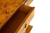 Console_and_Mirror_Set_by_Mario_Sabot_and_Willy_Rizzo_in_Burl_Wood_and_Brass,_Italy_1970s