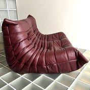 Set_of_5_Maroon_Leather_Togo_Sofa_Set_by_Michel_Ducaroy_for_Ligne_Roset