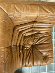 Set_of_5_Maroon_Leather_Togo_Sofa_by_Michel_Ducaroy_for_Ligne_Roset