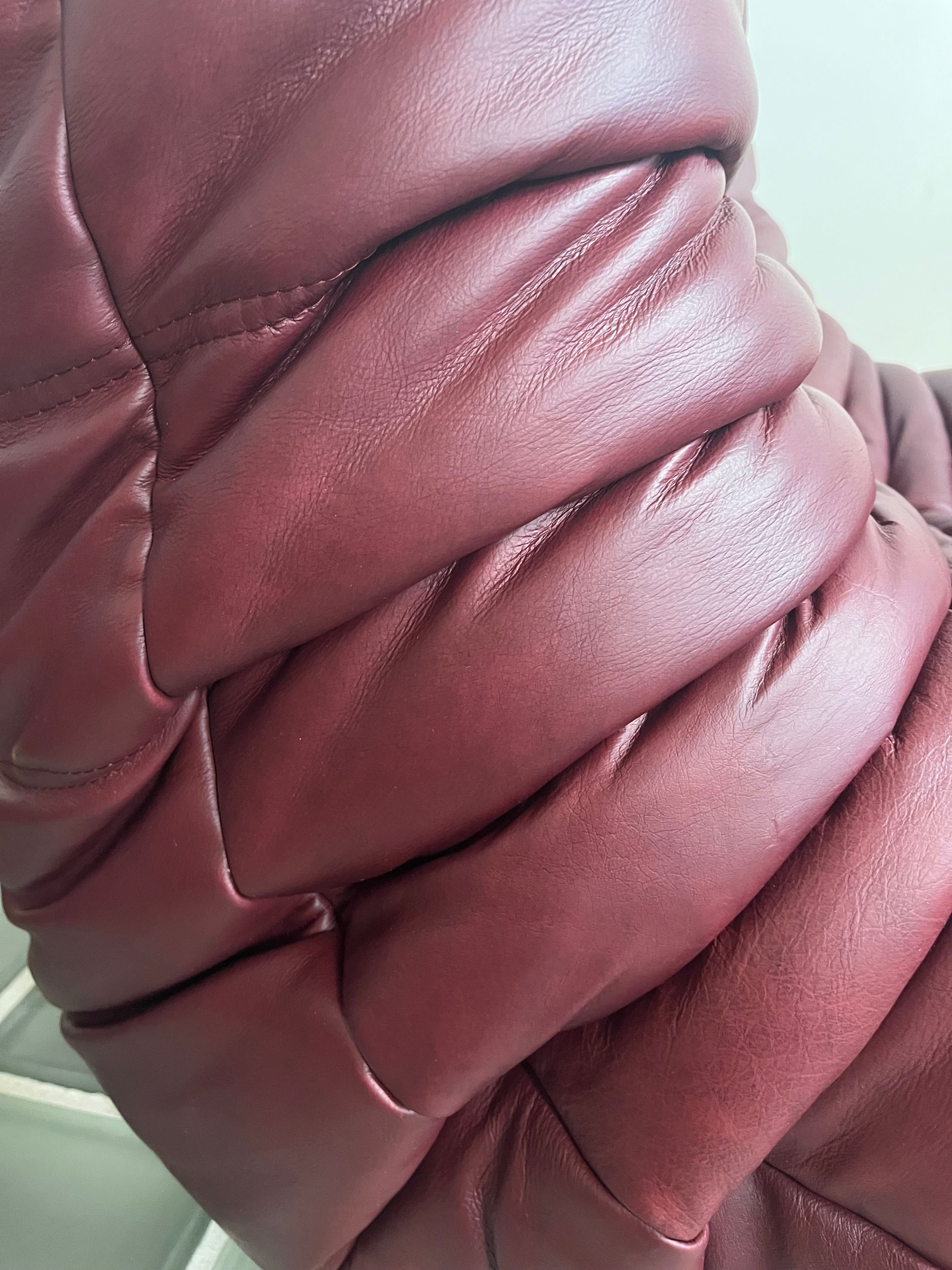 Set_of_5_Maroon_Leather_Togo_Sofa_Set_by_Michel_Ducaroy_for_Ligne_Roset
