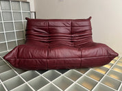 Set_of_5_Maroon_Leather_Togo_Sofa_Set_by_Michel_Ducaroy_for_Ligne_Roset