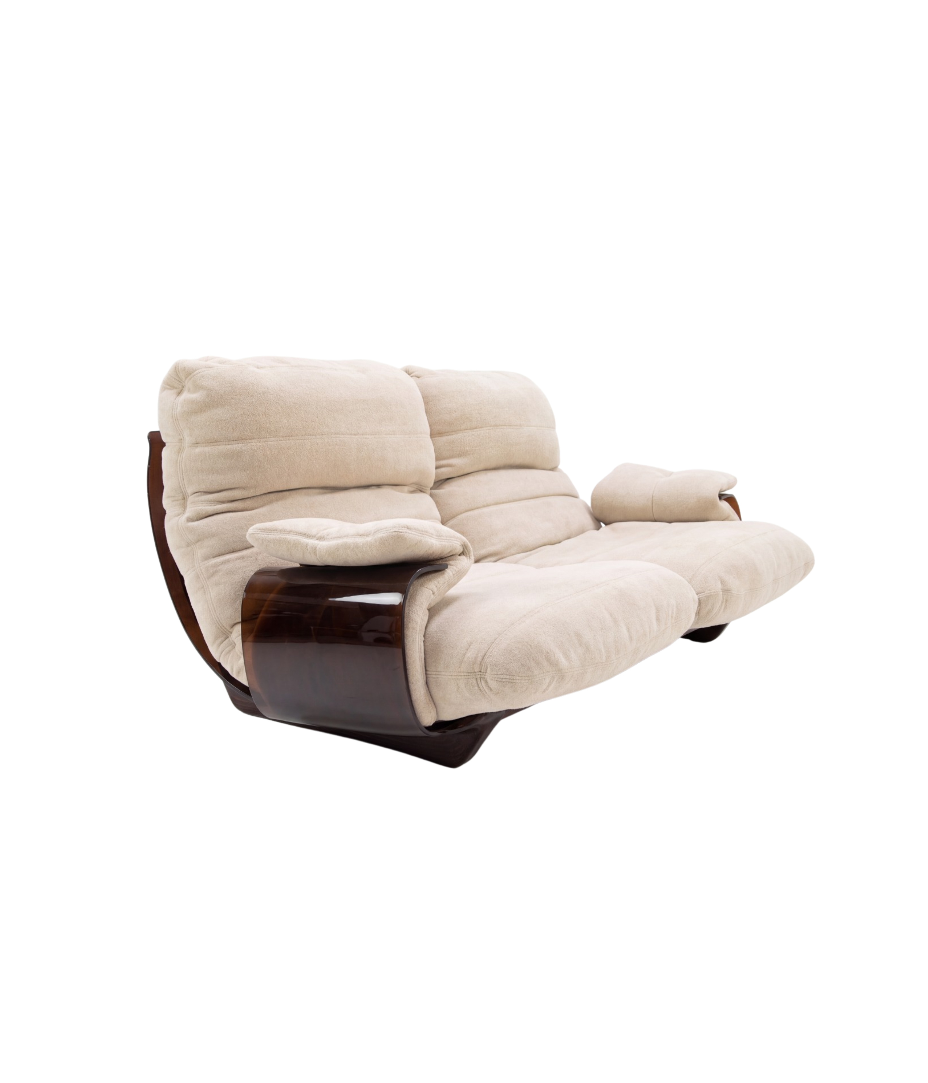Marsala_Two-Seater_Sofa_by_Michel_Ducaroy_for_Ligne_Roset_in_Beige_Bouclé_and_Plexiglass,_France,_1970s