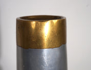 1980s_Brutalist_Brass_and_Aluminum_Sculpture_Candleholder_by_David_Marshall