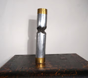 1980s_Brutalist_Brass_and_Aluminum_Sculpture_Candleholder_by_David_Marshall