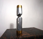 1980s_Brutalist_Brass_and_Aluminum_Sculpture_Candleholder_by_David_Marshall