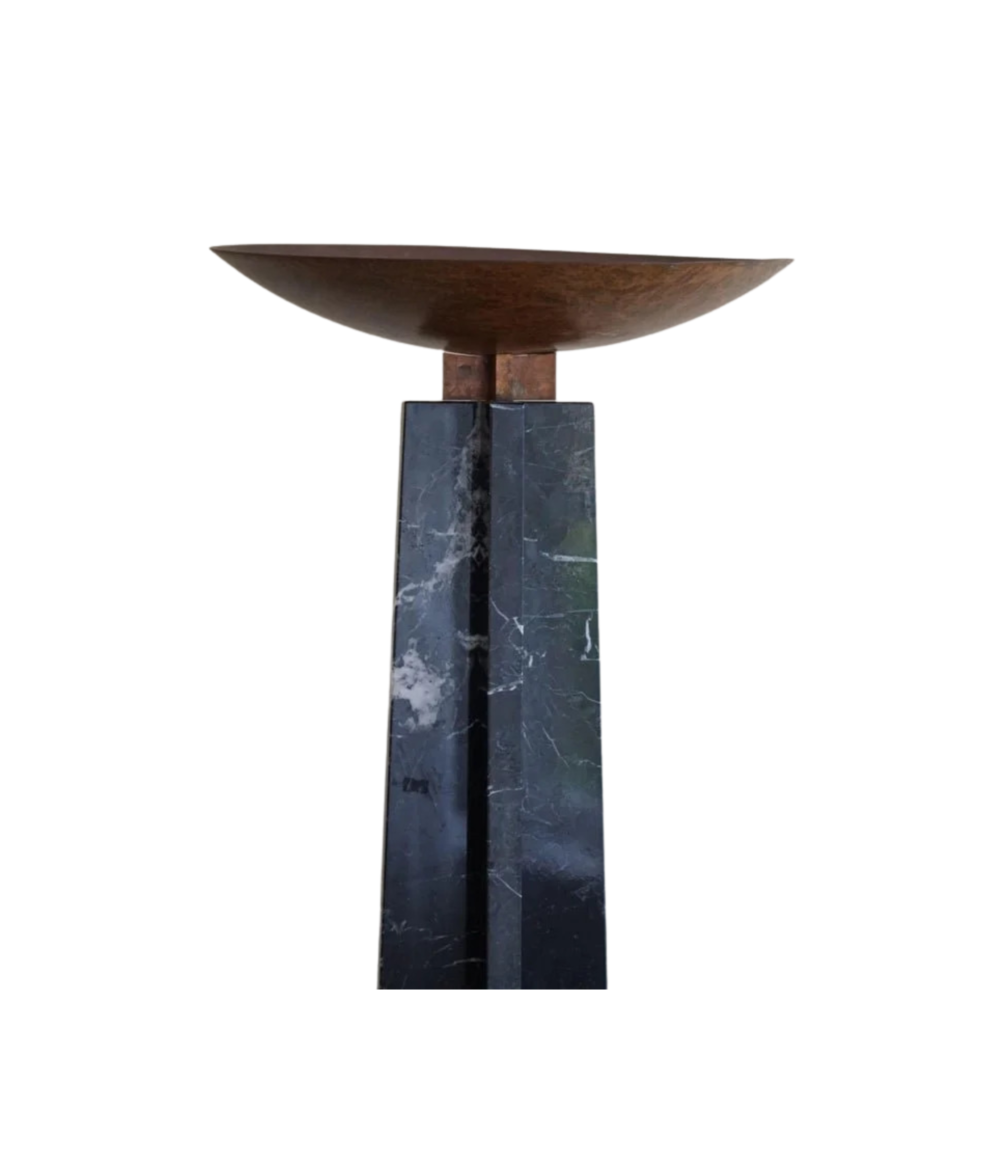 Massimo_&_Lella_Vignelli,_Floor_Lamp_in_Copper_&_Marble,_Wagneriana,_Italy,_1986