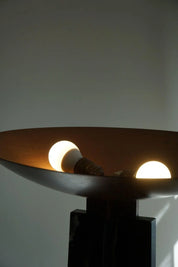 Massimo_&_Lella_Vignelli,_Floor_Lamp_in_Copper_&_Marble,_Wagneriana,_Italy,_1986