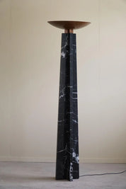 Massimo_&_Lella_Vignelli,_Floor_Lamp_in_Copper_&_Marble,_Wagneriana,_Italy,_1986