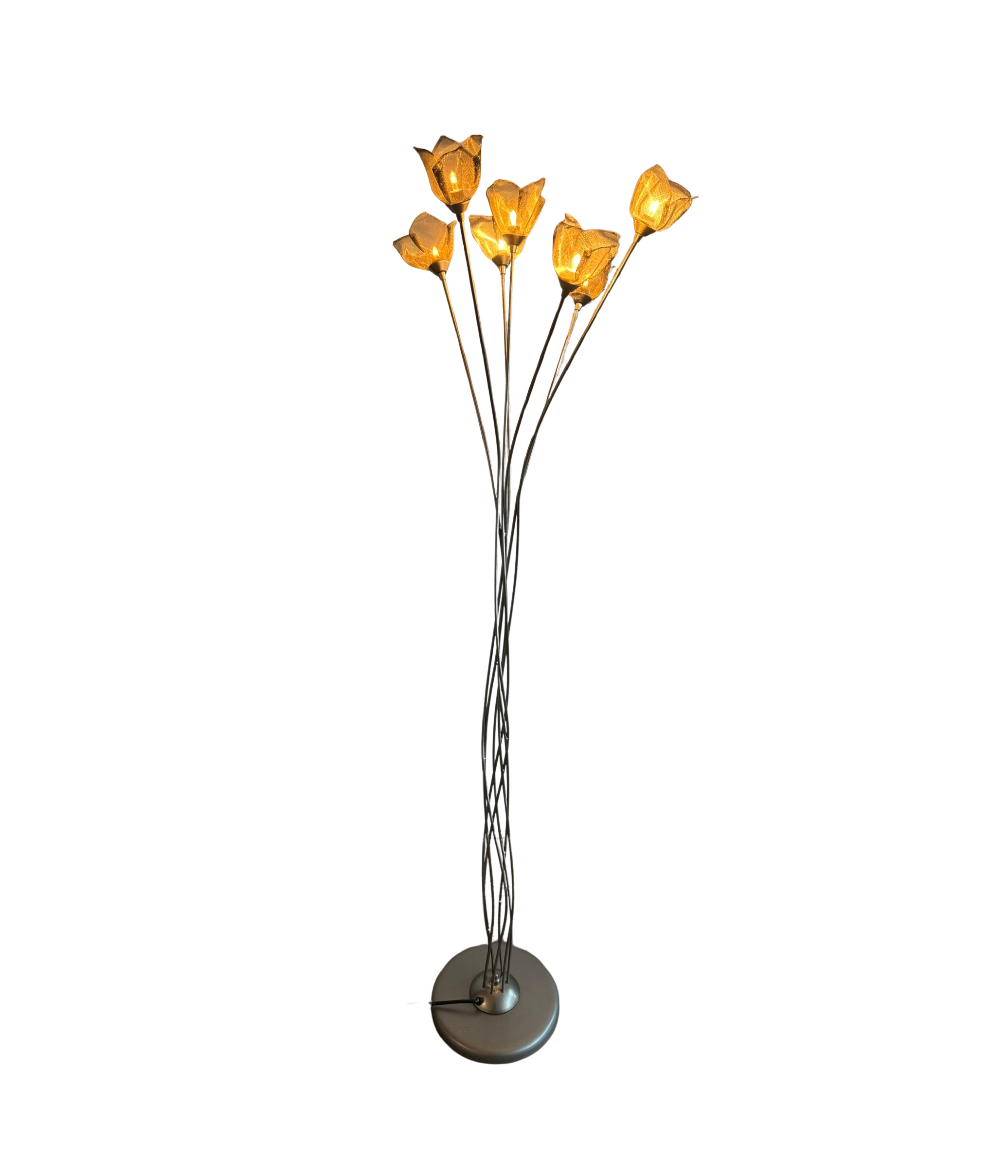 Massive_7_Rose_Metal_Floor_Lamp,_Belgian_Floral_Design,_Vintage