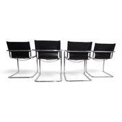 Set_of_4_Visitor_Chairs_by_Matteo_Grassi,_Black_Saddle_Leather_and_Chrome,_Italy