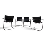 Set_of_4_Visitor_Chairs_by_Matteo_Grassi,_Black_Saddle_Leather_and_Chrome,_Italy