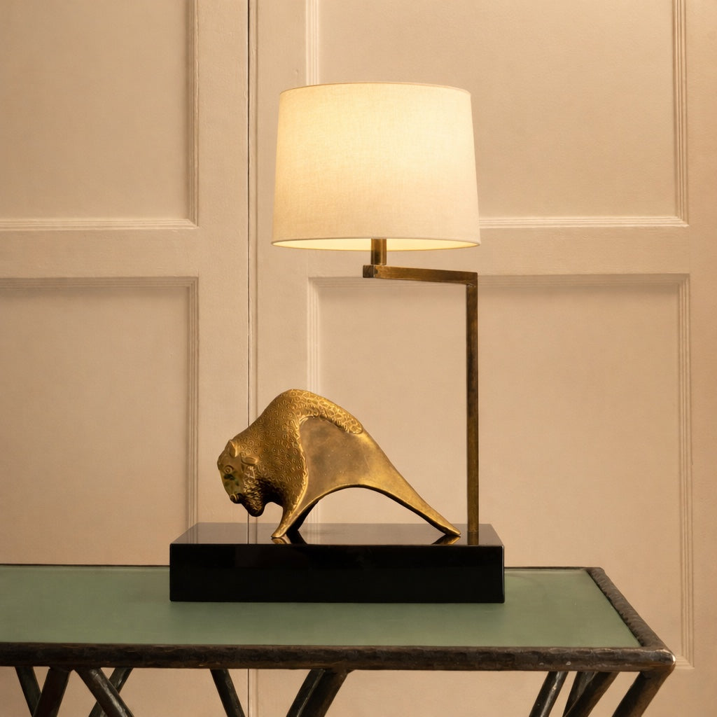 Resin_and_Brass_Table_Lamp_by_Mauro_Manetti_for_MM_Florence,_1960s,_Italy