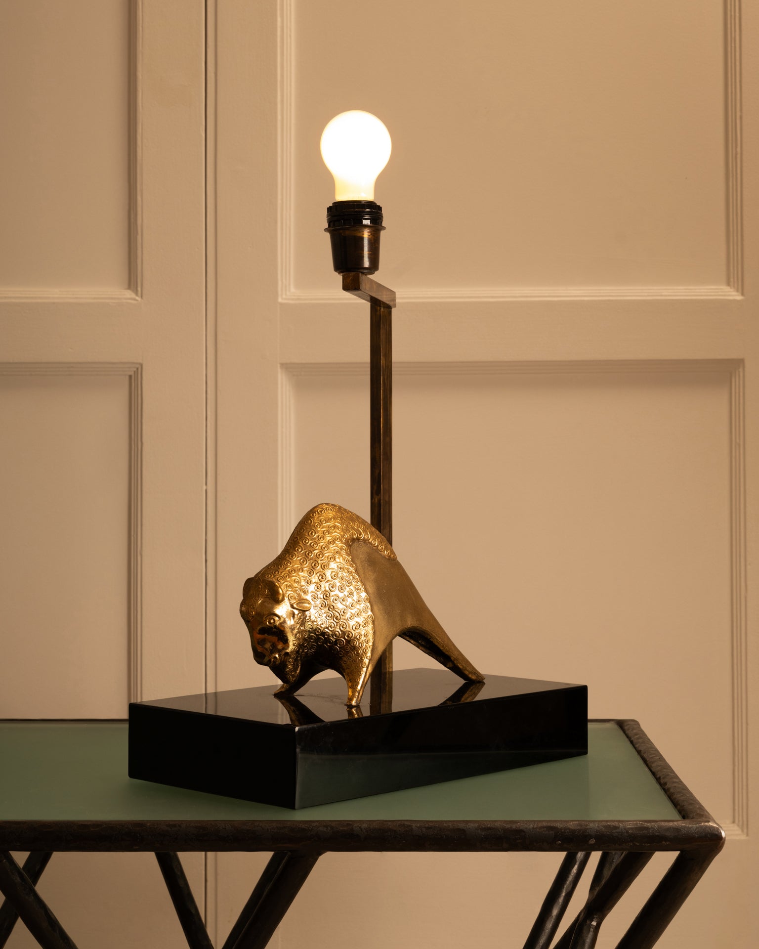 Resin_and_Brass_Table_Lamp_by_Mauro_Manetti_for_MM_Florence,_1960s,_Italy
