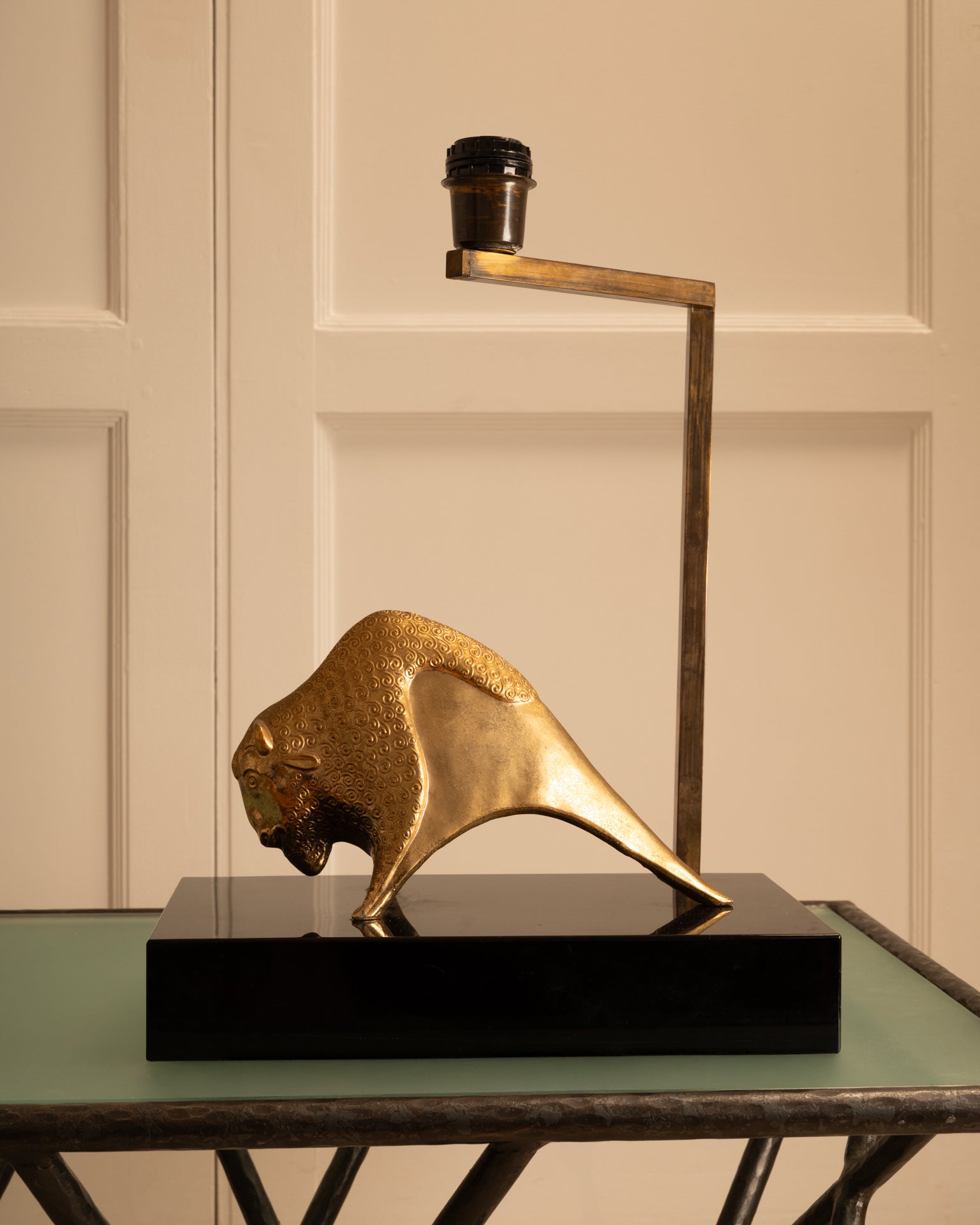 Resin_and_Brass_Table_Lamp_by_Mauro_Manetti_for_MM_Florence,_1960s,_Italy