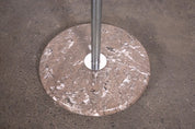 'Mezzaluna'_Standing_Floor_Lamp,_Bruno_Gecchelin,_Chrome_And_Marble,_1974,_Italy
