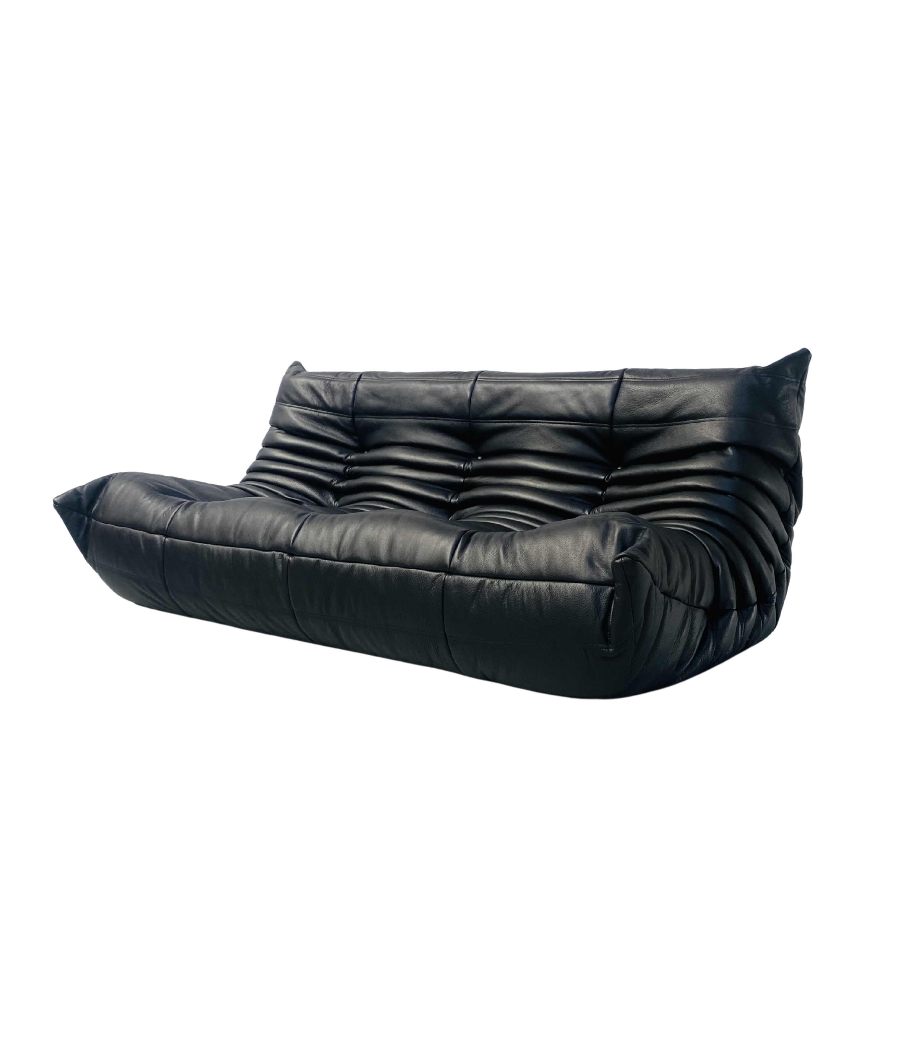 Michel_Ducaroy_3-seater_Togo_Sofa_for_Ligne_Roset_in_Leather,_Fully_Reupholstered,_France,_1970s