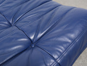 Michel_Ducaroy_Ligne_Roset_Blue_Leather_Togo_Ottoman_France_1980s