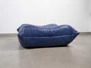 Michel_Ducaroy_Ligne_Roset_Blue_Leather_Togo_Ottoman_France_1980s