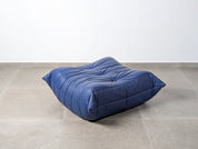 Michel_Ducaroy_Ligne_Roset_Blue_Leather_Togo_Ottoman_France_1980s