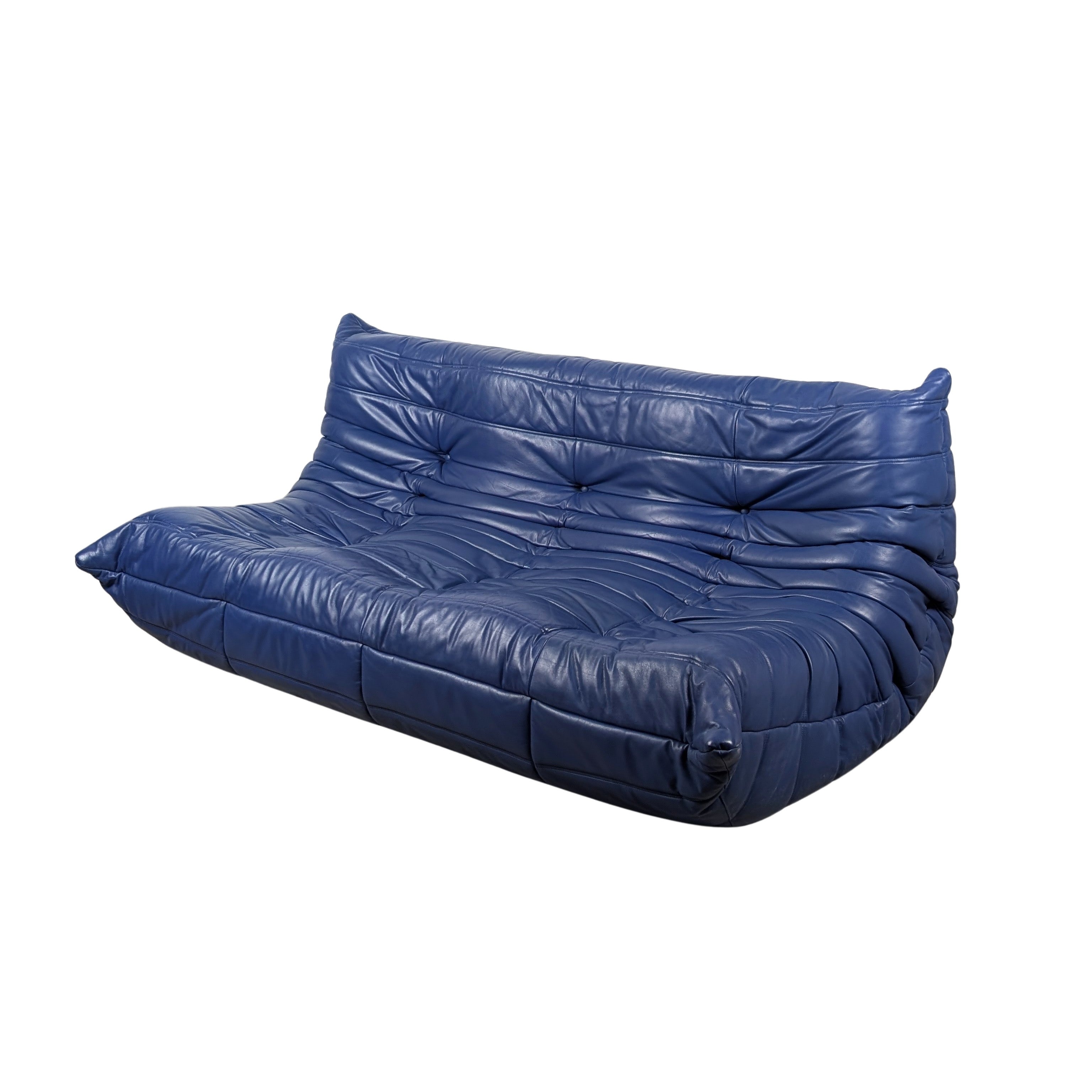 Michel_Ducaroy_Togo_3-Seater_Sofa_Blue_Leather_Ligne_Roset_France_1980s