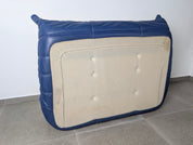 Michel_Ducaroy_Togo_Loveseat_in_Blue_Leather_for_Ligne_Roset,_France,_1980s
