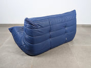 Michel_Ducaroy_Togo_Loveseat_in_Blue_Leather_for_Ligne_Roset,_France,_1980s