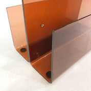 Michel_Dumas_Smoked_Acrylic_Magazine_Rack_for_Roche_Bobois,_1970s
