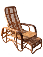 Mid-Century_Adjustable_Rattan_Lounge_Chair_with_Reclining_Back_and_Retractable_Footrest,_circa_1950s-1970s