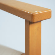 Mid_Century_Safari_Stick_Chair_in_Beechwood_and_White_Canvas,_1970s