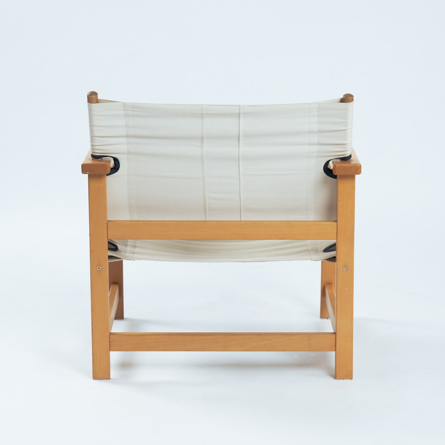 Mid_Century_Safari_Stick_Chair_in_Beechwood_and_White_Canvas,_1970s