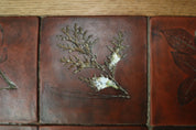 Mid-Century_botanical_ceramic_tile_coffee_table_in_Oak,_1960s