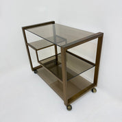 Mid-Century_Brass_Bar_Cart_with_Smoked_Glass,_1970s