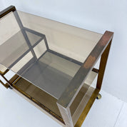 Mid-Century_Brass_Bar_Cart_with_Smoked_Glass,_1970s