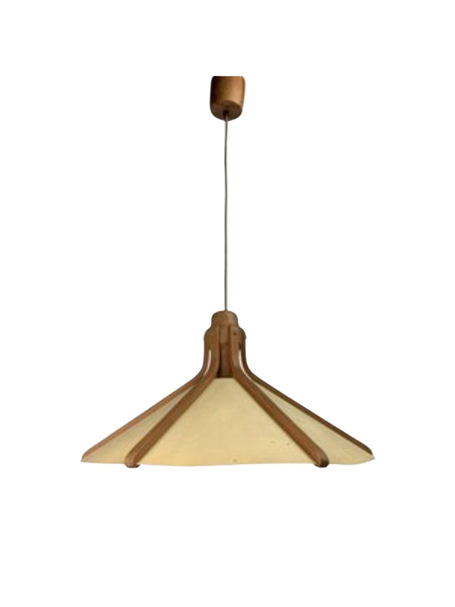 Mid-Century_Danish_Teak_and_Parchment_Pendant_from_Domus,_1970s