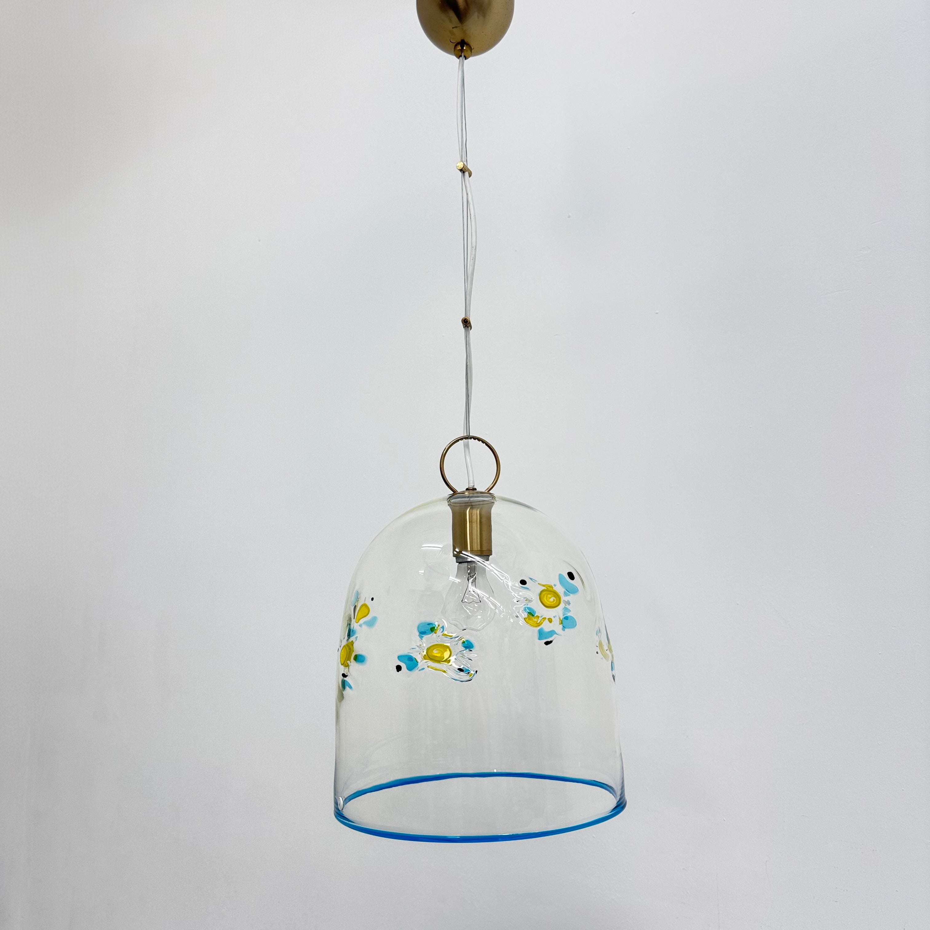 La_Murrina_Floral_Glass_Pendant_Lamp,_Italy_1970s