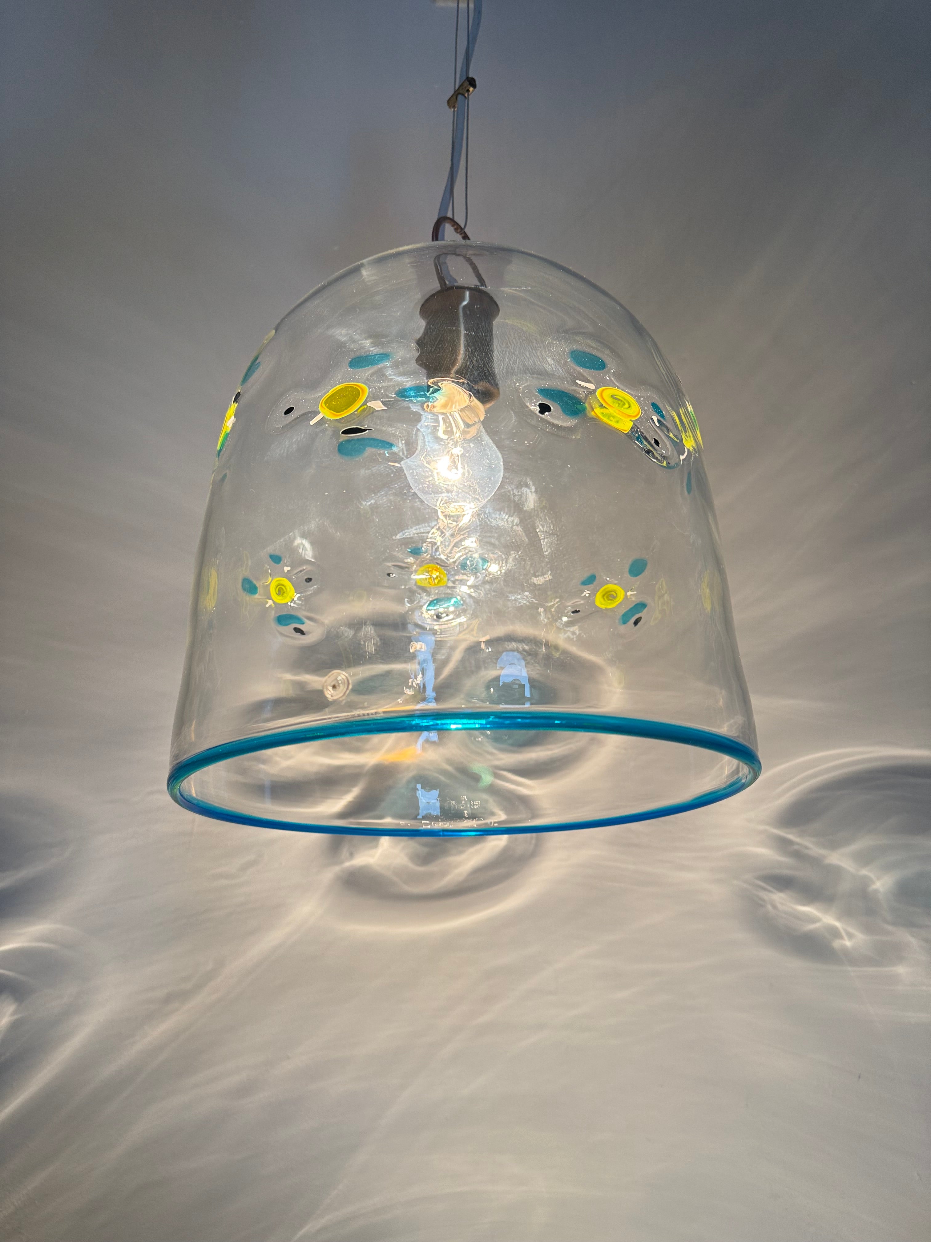 La_Murrina_Floral_Glass_Pendant_Lamp,_Italy_1970s