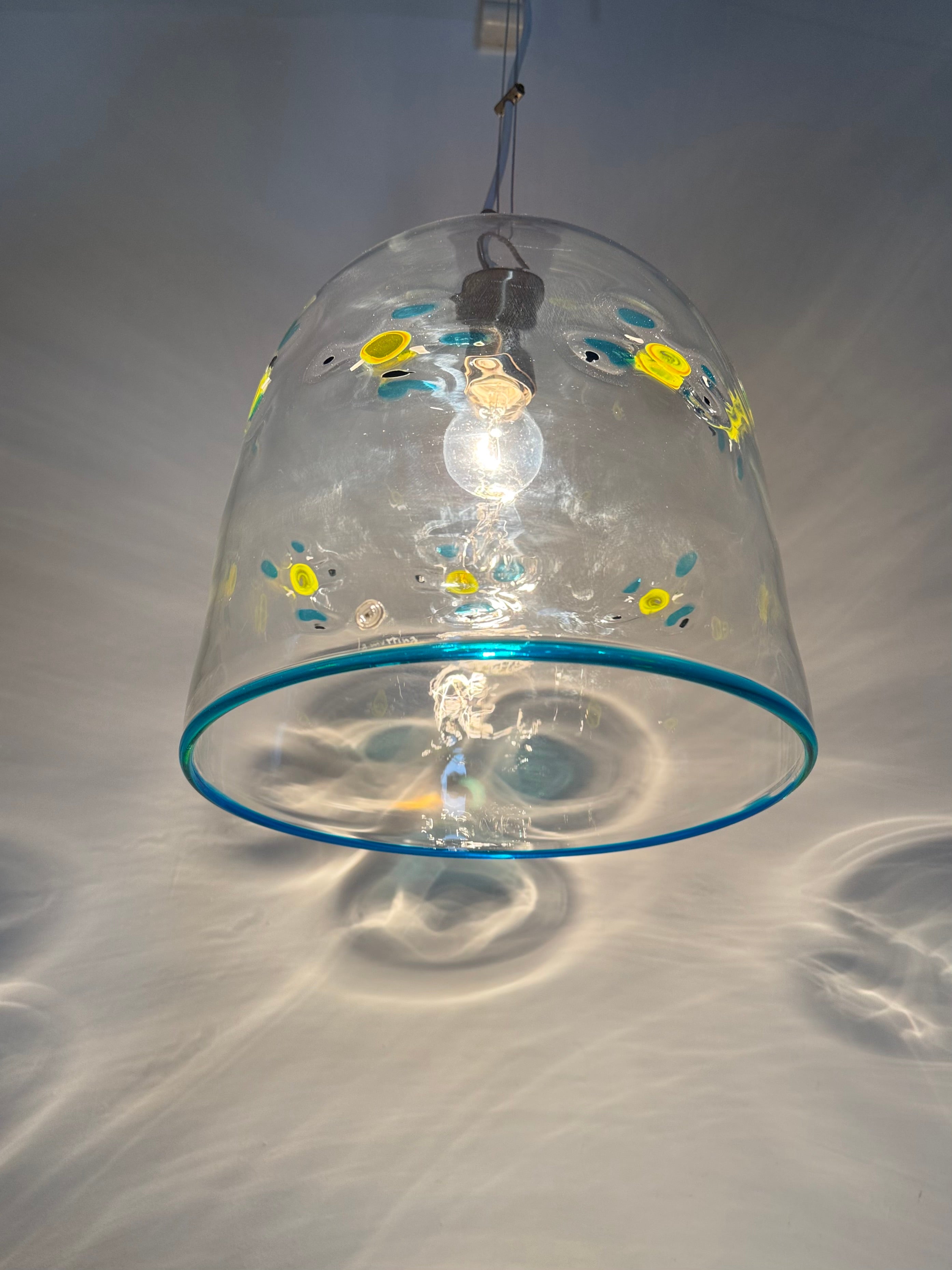 La_Murrina_Floral_Glass_Pendant_Lamp,_Italy_1970s