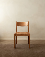 Set_of_4_Maison_Regain_Brutalist_Dining_Chairs_in_Elm_and_Rush,_France,_1970s