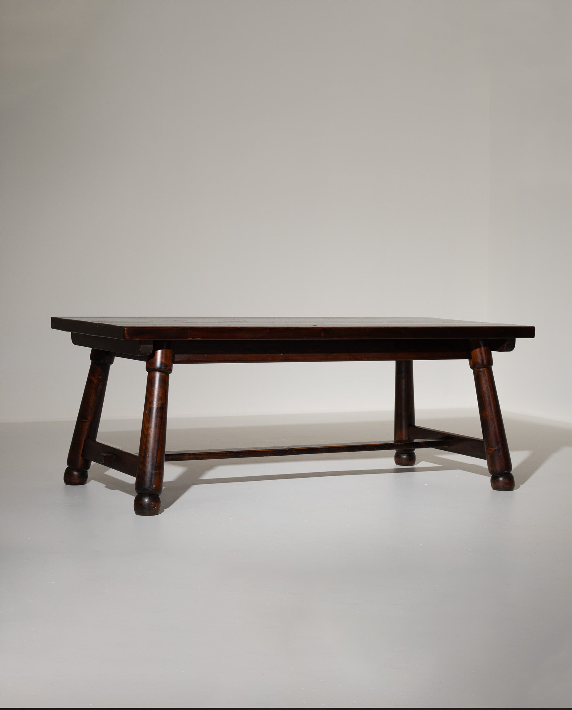 Georges_Robert_Solid_Pine_Dining_Table,_France,_1950s