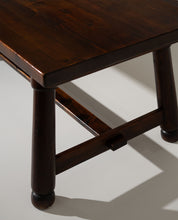 Georges_Robert_Solid_Pine_Dining_Table,_France,_1950s