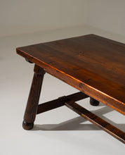 Georges_Robert_Solid_Pine_Dining_Table,_France,_1950s